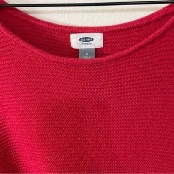 OLD NAVY · APPLE OF MY EYE OVERSIZED SLOUCHY KNIT SWEATER - MEDIUM - Picture 8 of 10